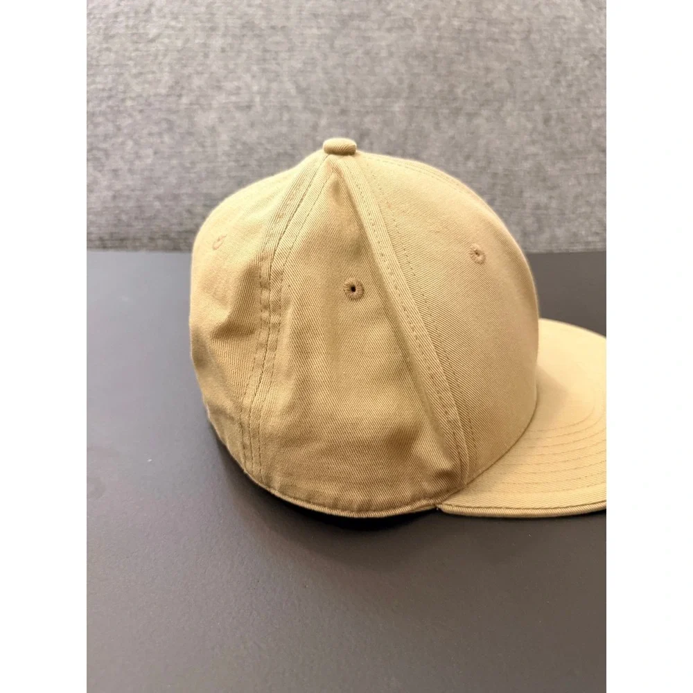 Dickies Vintage Mens Hat‎ Cap Flat Bill Strapback Adjustable Tan Khaki